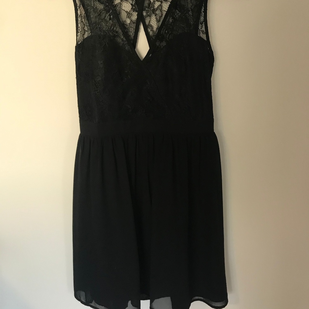 Elegant Black Lace Dress